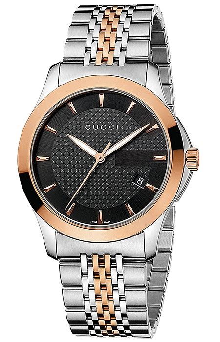 gucci g timeless two tone bracelet men's watch|Gucci g timeless watch 40mm.